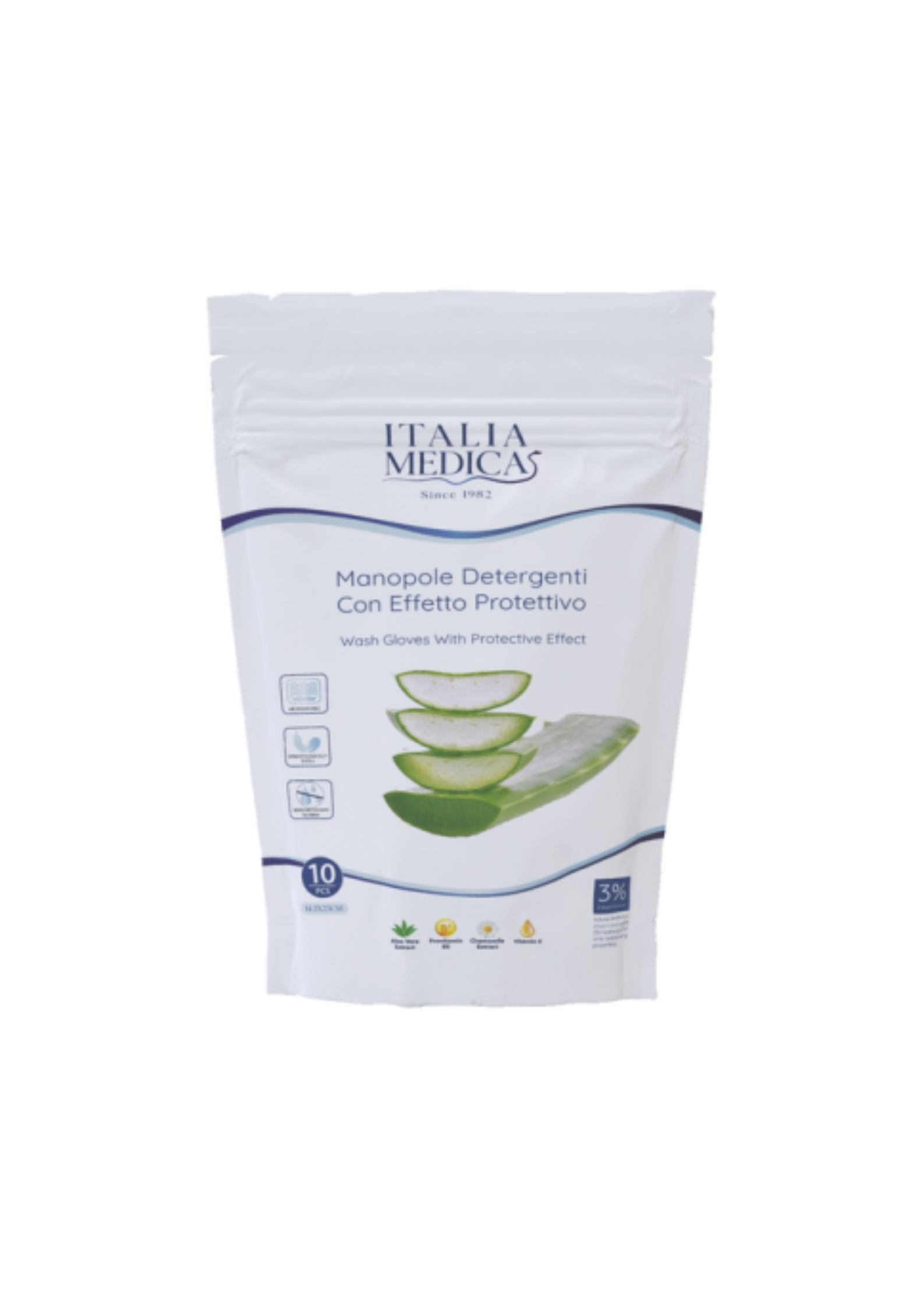 Italia Medicas - Guanti Umidificati Monouso 120 unità | Spaccio CIM online Italia Medicas - Guanti Umidificati Monouso 120 unità